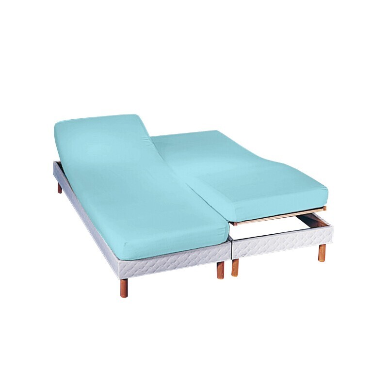 Elastyczne prześcieradło na łóżko rozkładane Colombine z narożnikiem o głębokości 26 cm, wykonane z dżerseju