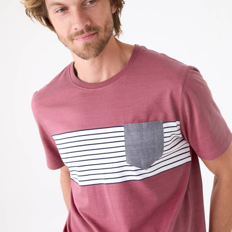 Pruhované tričko s krátkými rukávy