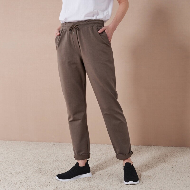 Pantaloni de jogging Molton cu talie elastică