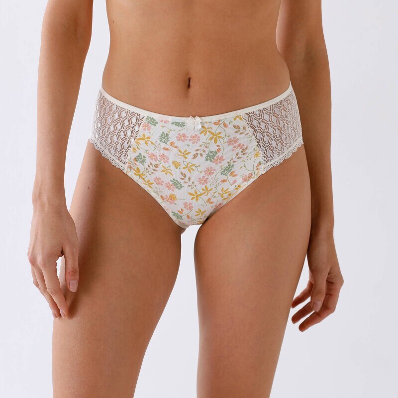 Sada 2 kalhotek maxi s potiskem květin Coria