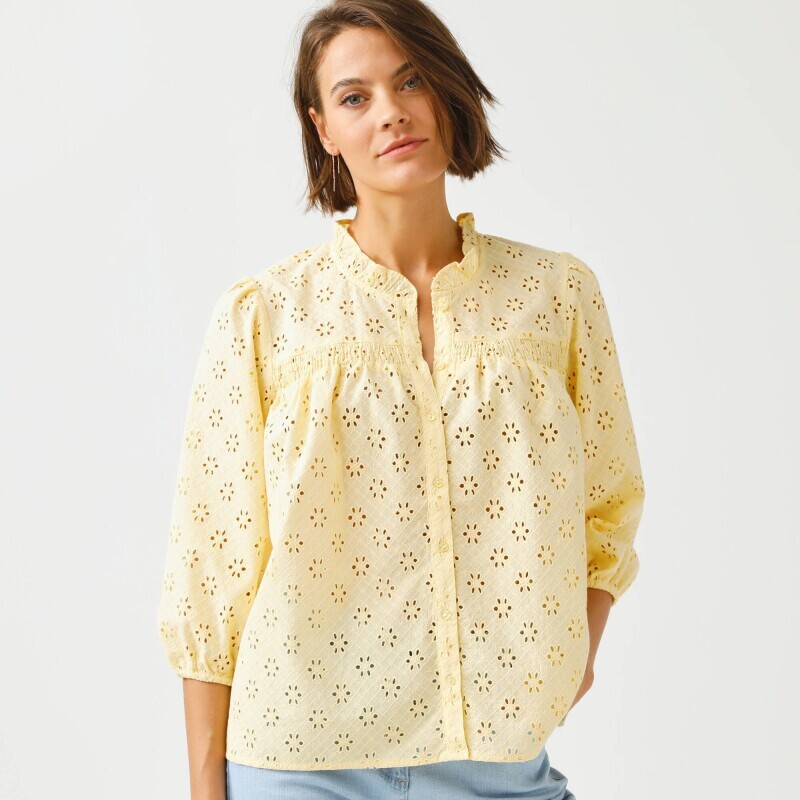 Madeirová halenka s 3/4 rukávy