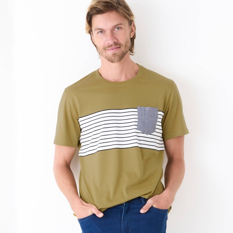 Pruhované tričko s krátkými rukávy