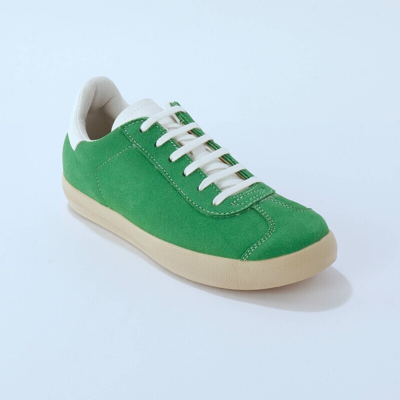 Skórzane trampki w stylu vintage