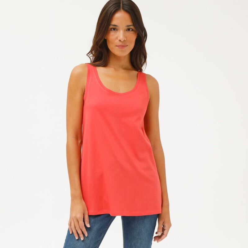 Jednobarevný žerzejový top z bio bavlny, eco-friendly produkt