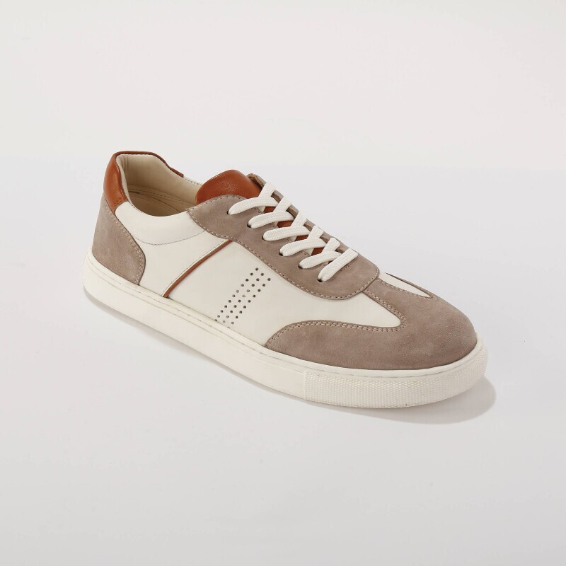 Kožené tenisky na klinovej podrážke