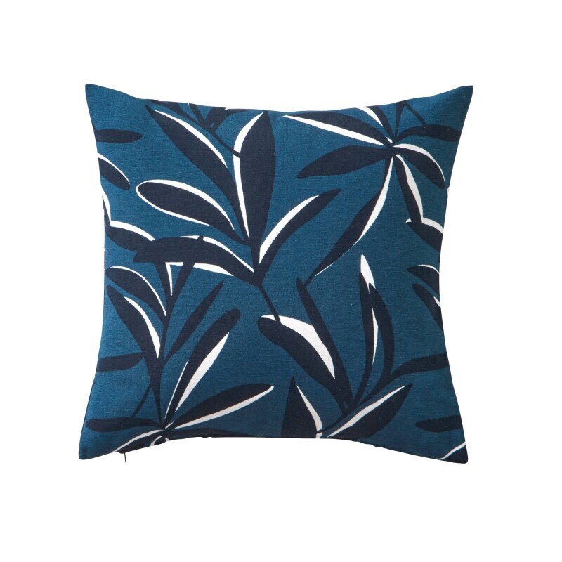 Set de 2 fețe de pernă cu imprimeu cu frunze