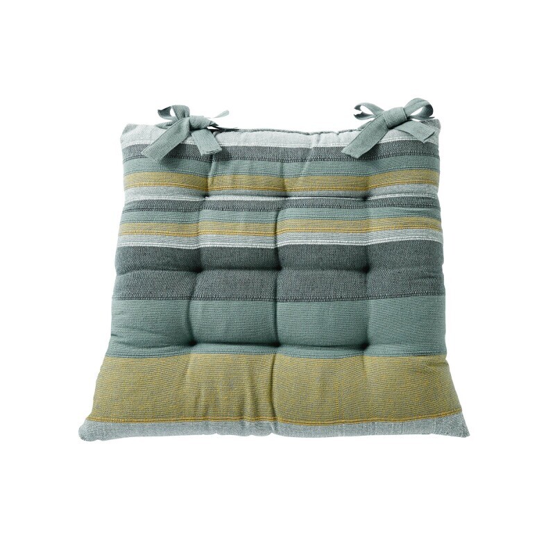 Sada 2 pruhovaných podsedáků na židli