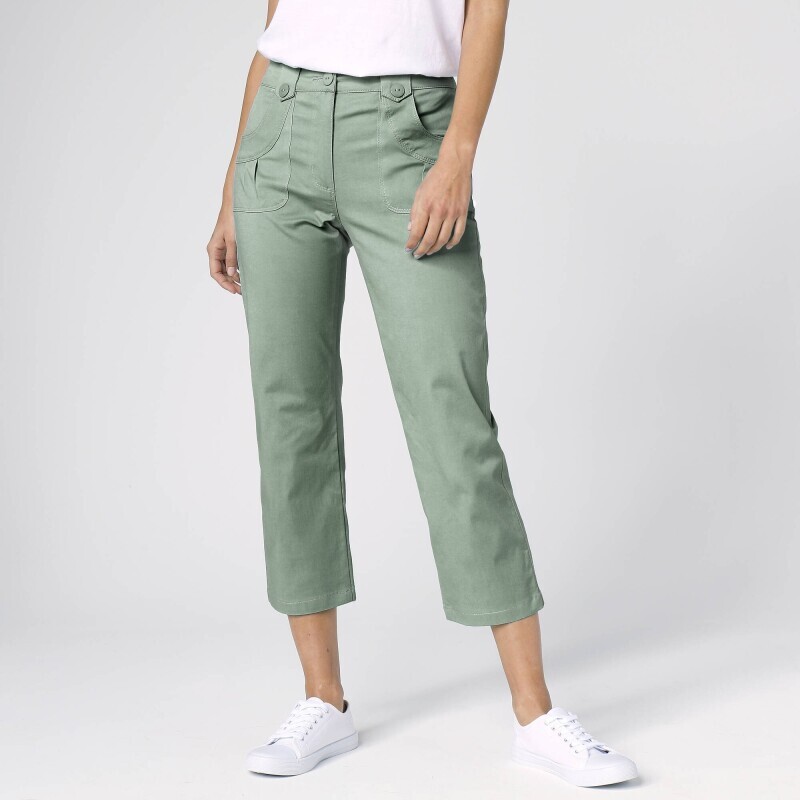 Rovné strečové 7/8 kalhoty