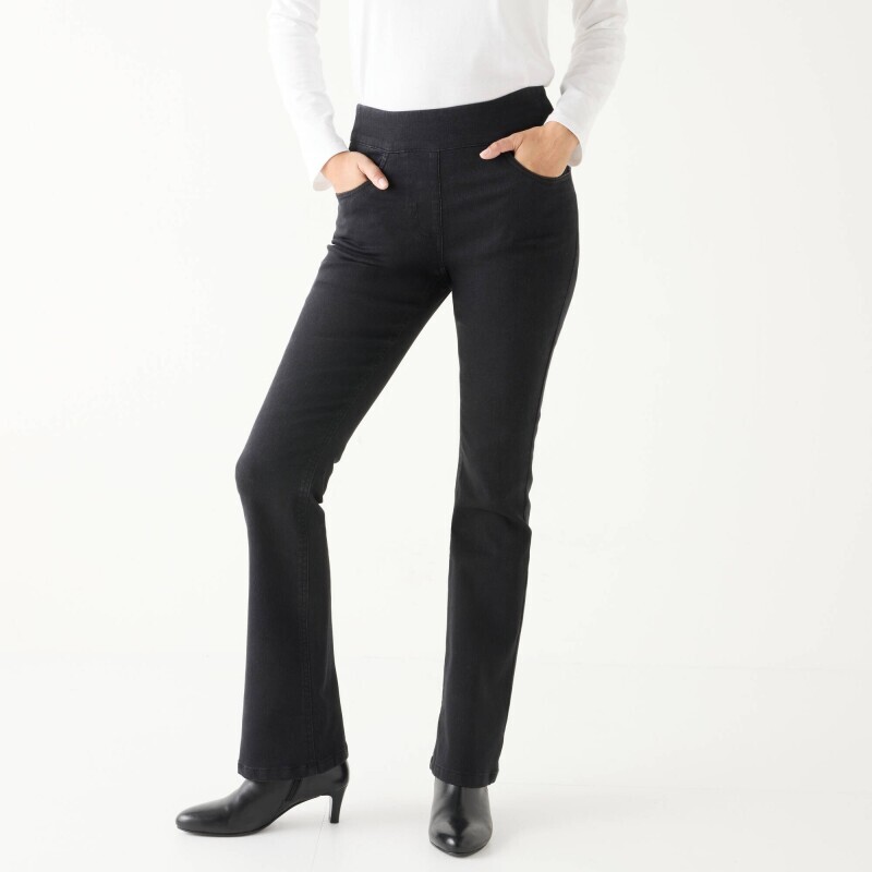 Bootcut džínsy pre vyššiu postavu