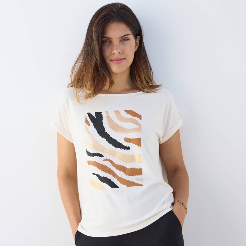 Tričko s potlačou a krátkymi rukávmi