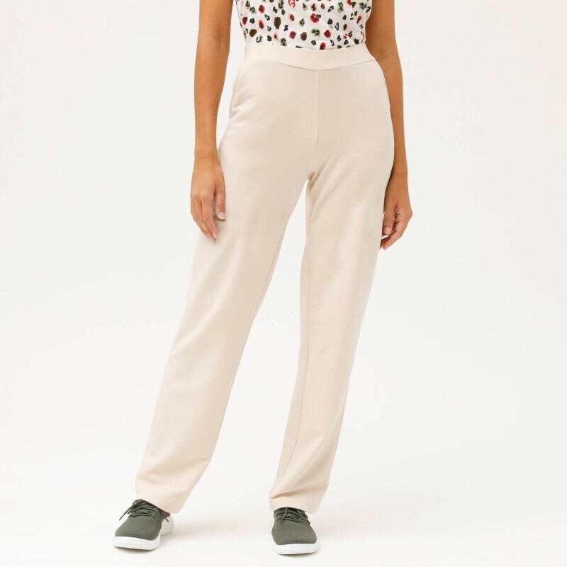 Široké meltonové kalhoty