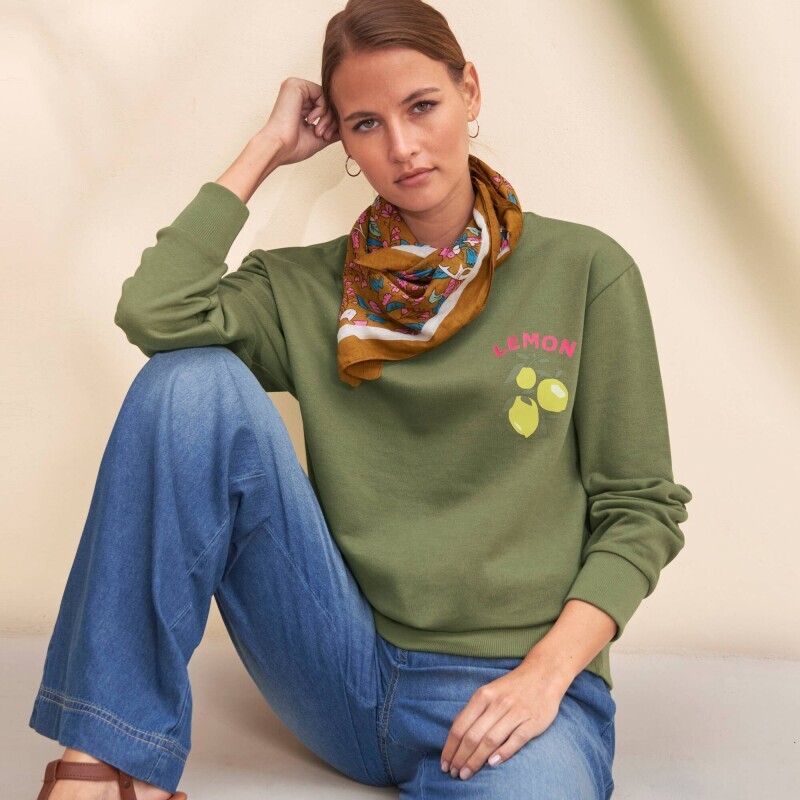 Moltonová mikina s potlačou