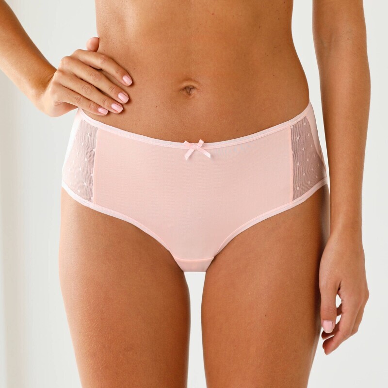 Sada 2 kalhotek maxi z mikrovlákna a tylu