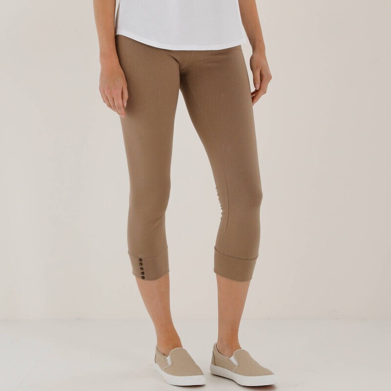 3/4 legíny s ozdobnými knoflíčky