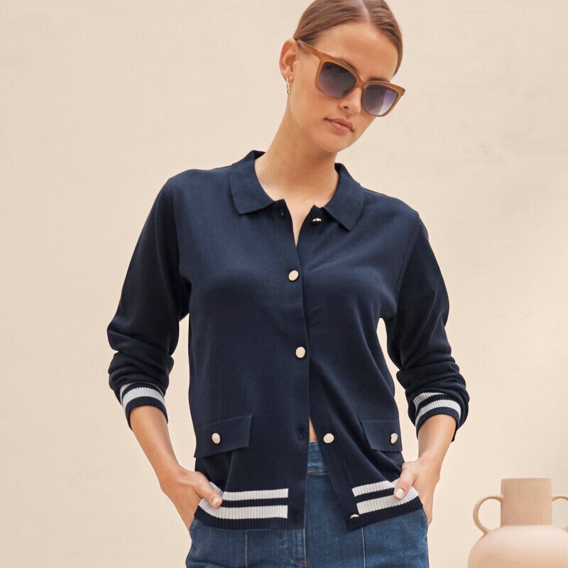 Sveter s polo golierom