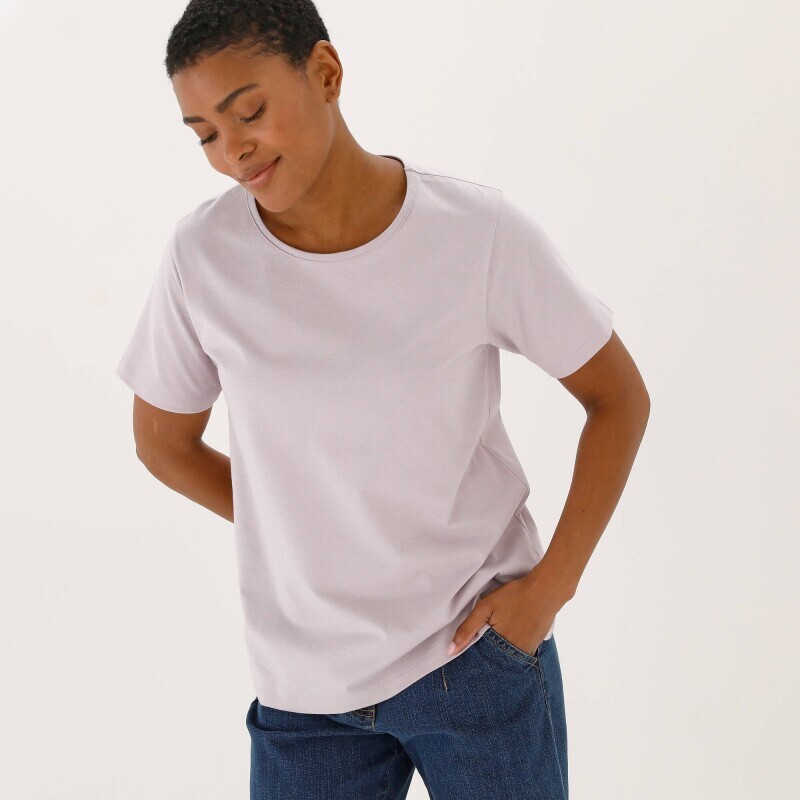 Jednobarevné tričko s krátkými rukávy