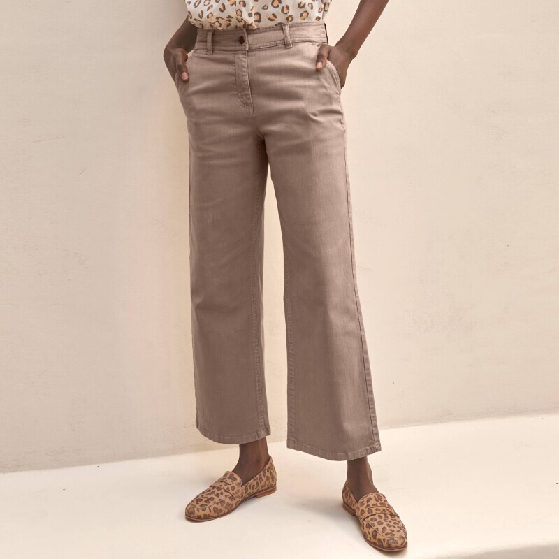 Široké nohavice po členky