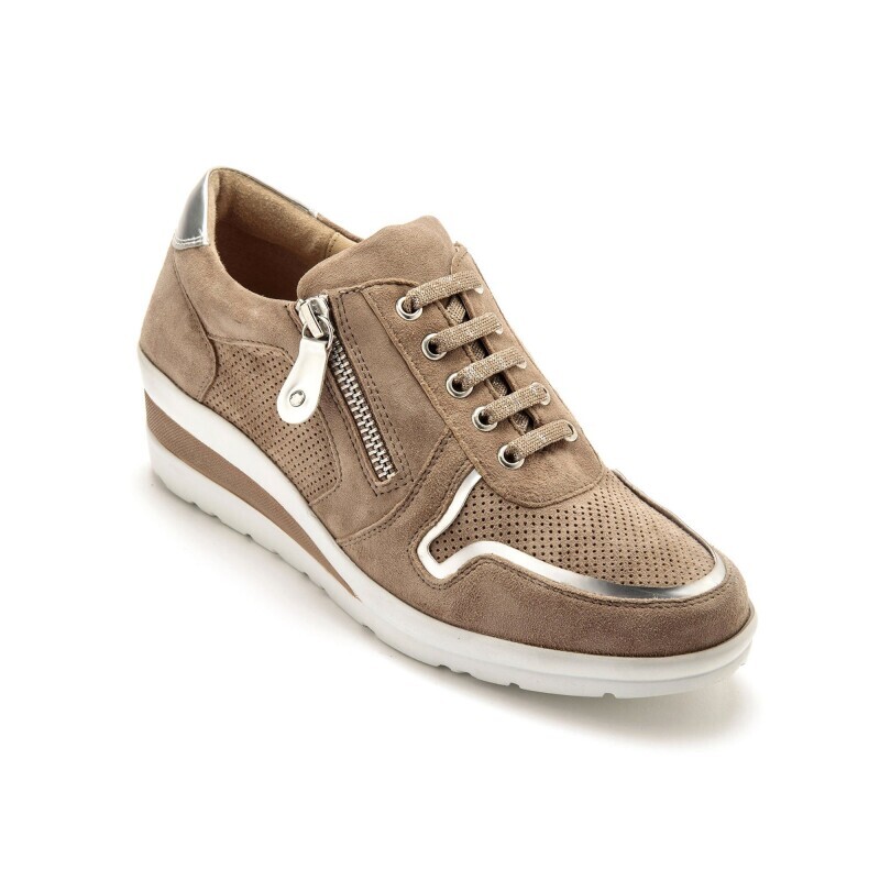 PÉDICONFORT® - Sandały ze sznurowadłami, na klinowej podeszwie