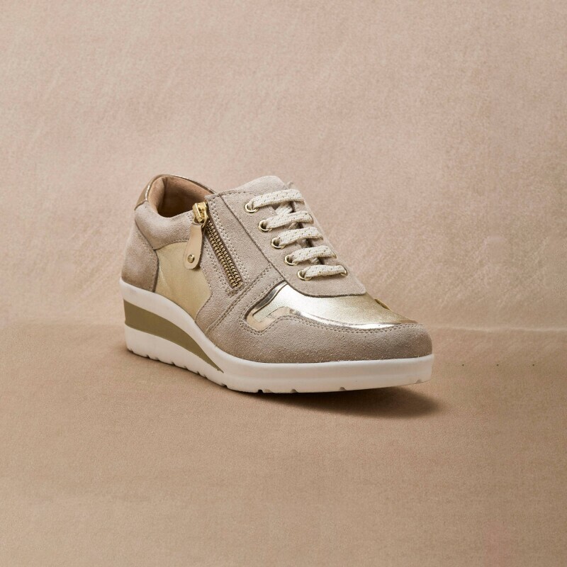 PÉDICONFORT® - Derbies s tkaničkami, na klínové podrážce