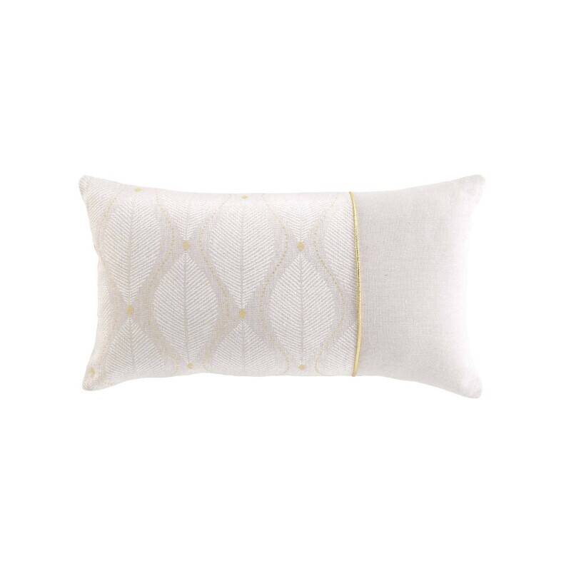 Obdĺžnikový vankúš so štýlovou potlačou listov