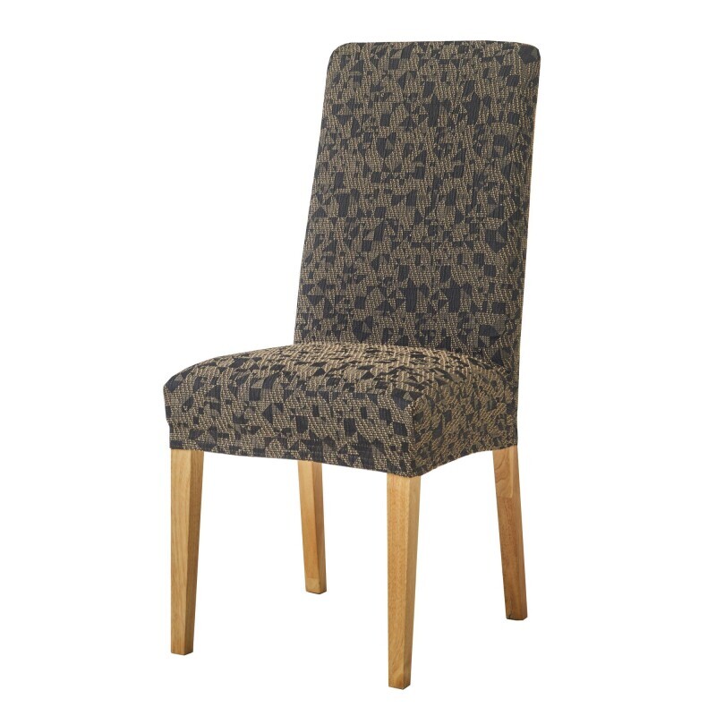 Pružný striekaný žakárový poťah na stoličku