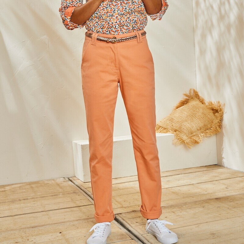 Elastyczne spodnie chino