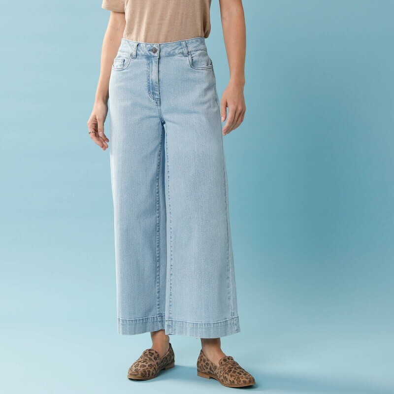 Dżinsy z wysokim stanem 7/8