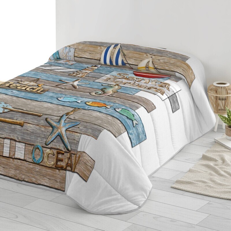 Prikrývka s potlačou More 200g/m2