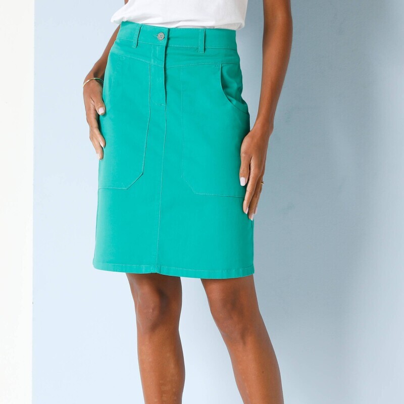 Prosta spódnica z diagonalu