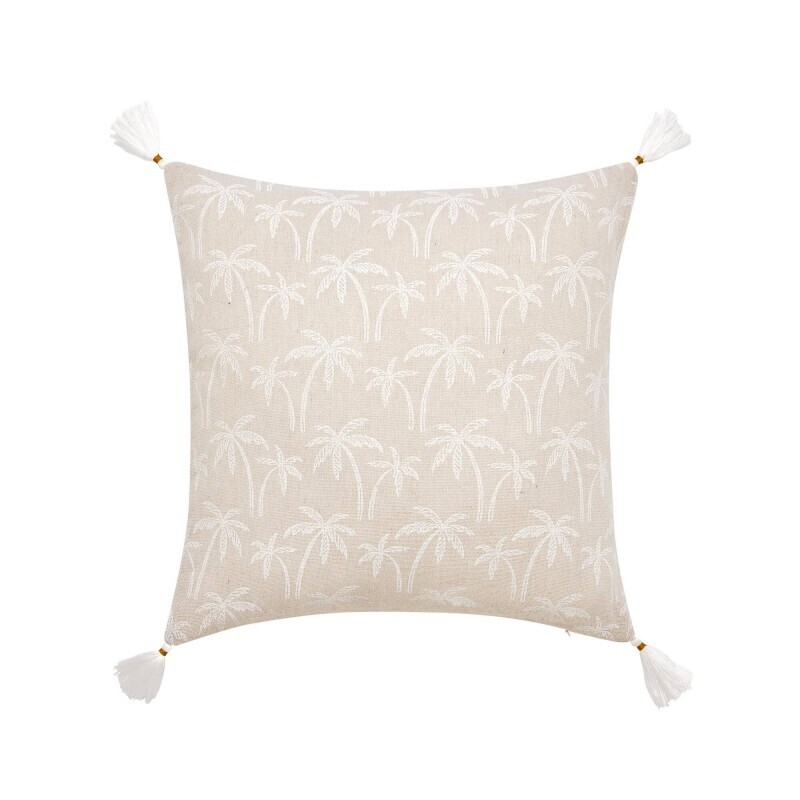 Vankúš so strapcami a potlačou paliem