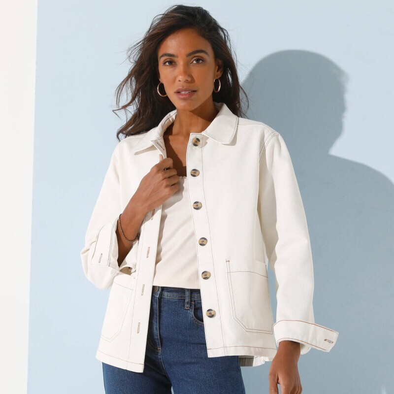 Kurtka z prostym guzikiem