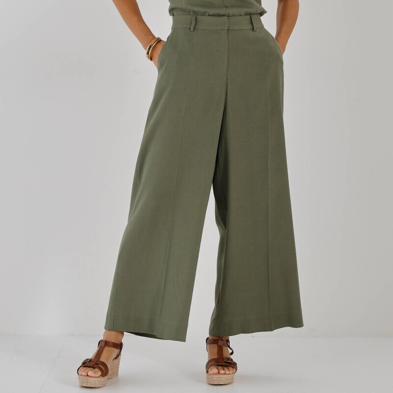 Nohavice s prímesou ľanu