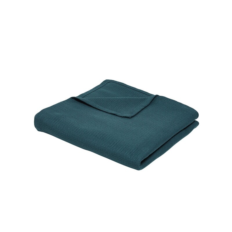 Žabičkovaný pléd nebo přehoz na pohovku, bavlna