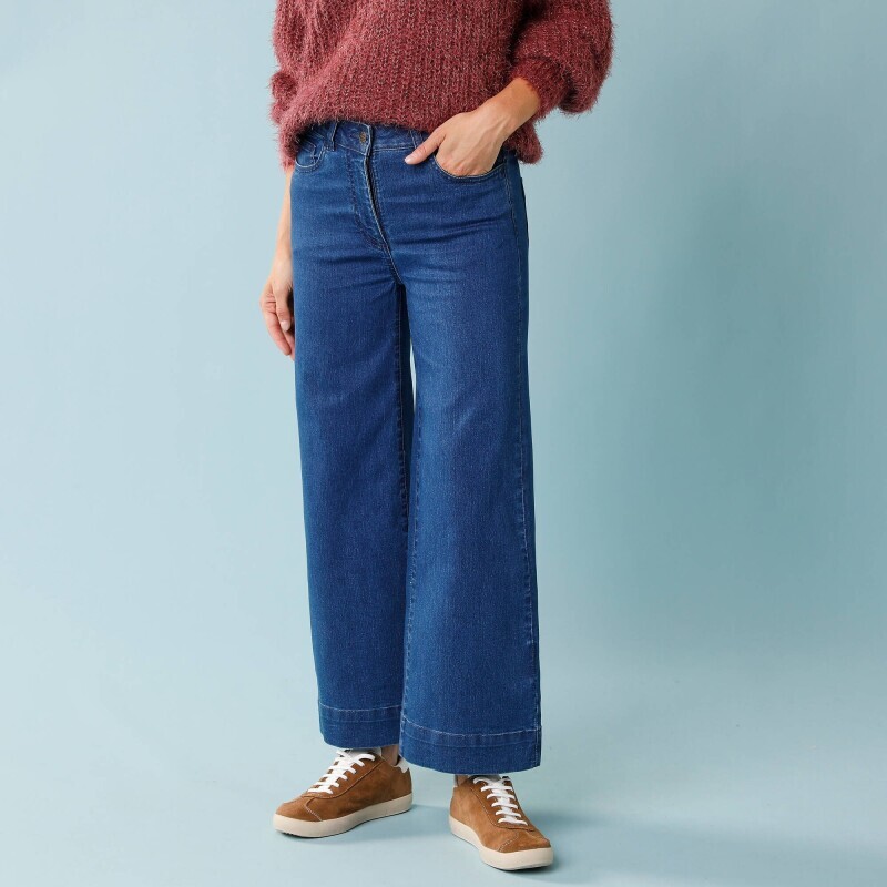 7/8 džíny s vysokým pasem