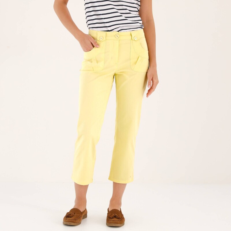 Rovné strečové 7/8 kalhoty