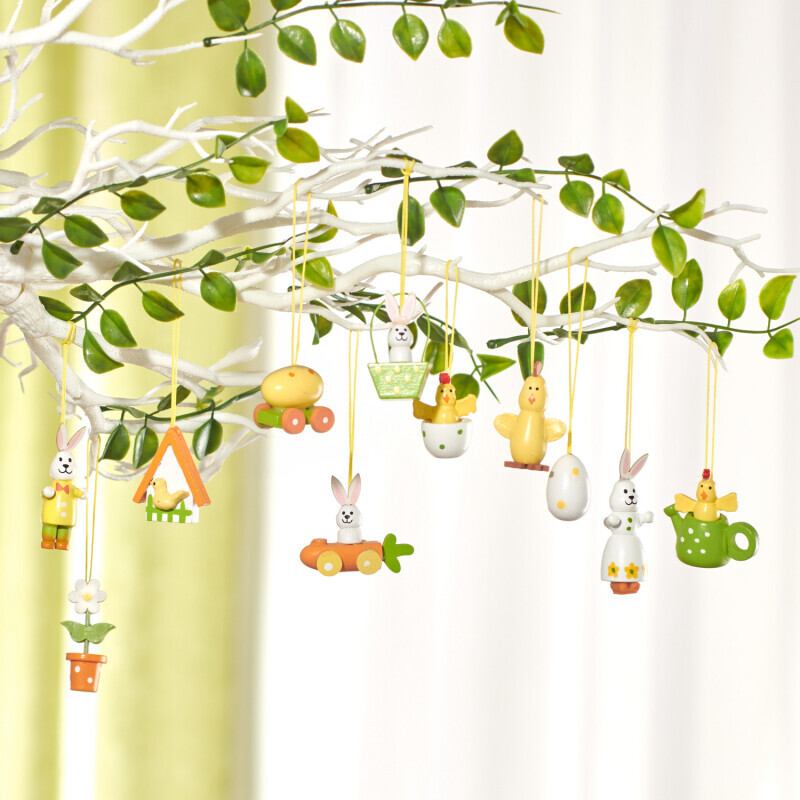 11 závěsných dekorací Velikonoce