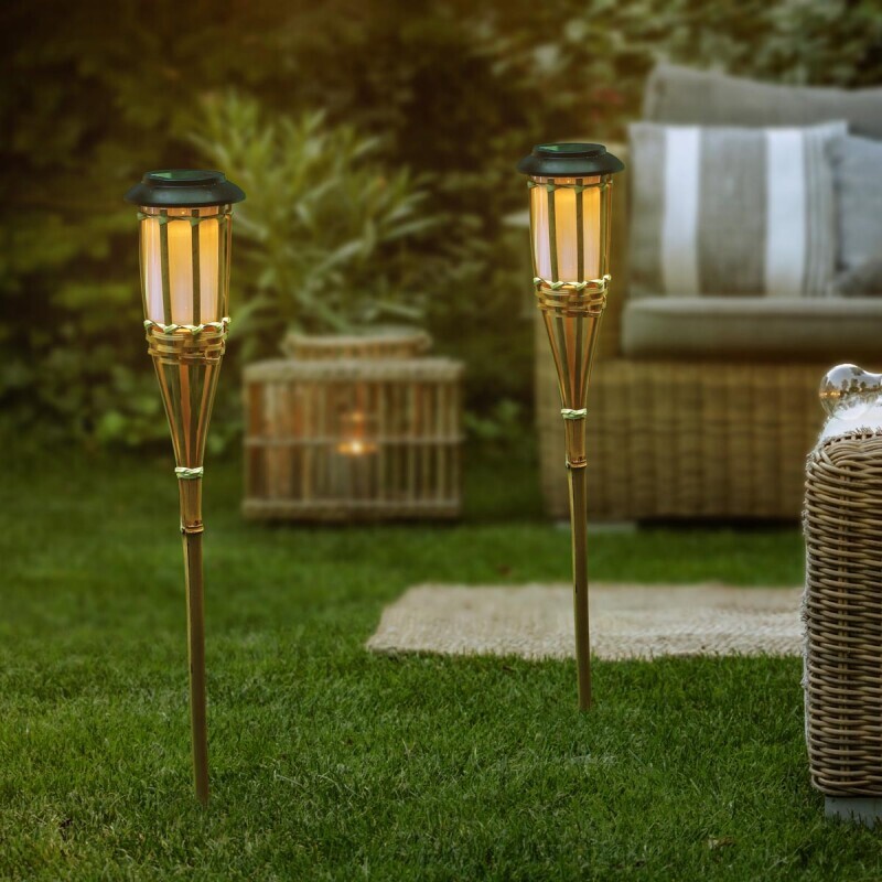 Solárne osvetlenie Pochodeň, sada 2 ks