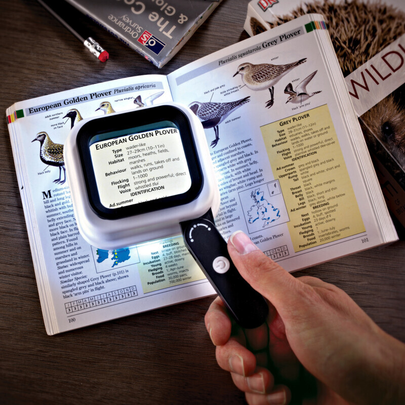 Світлодіодна лупа для читання 3в1