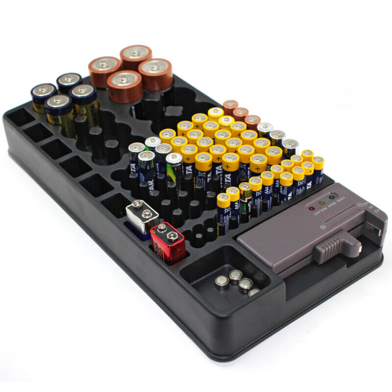 Box na baterie se zkoušečkou