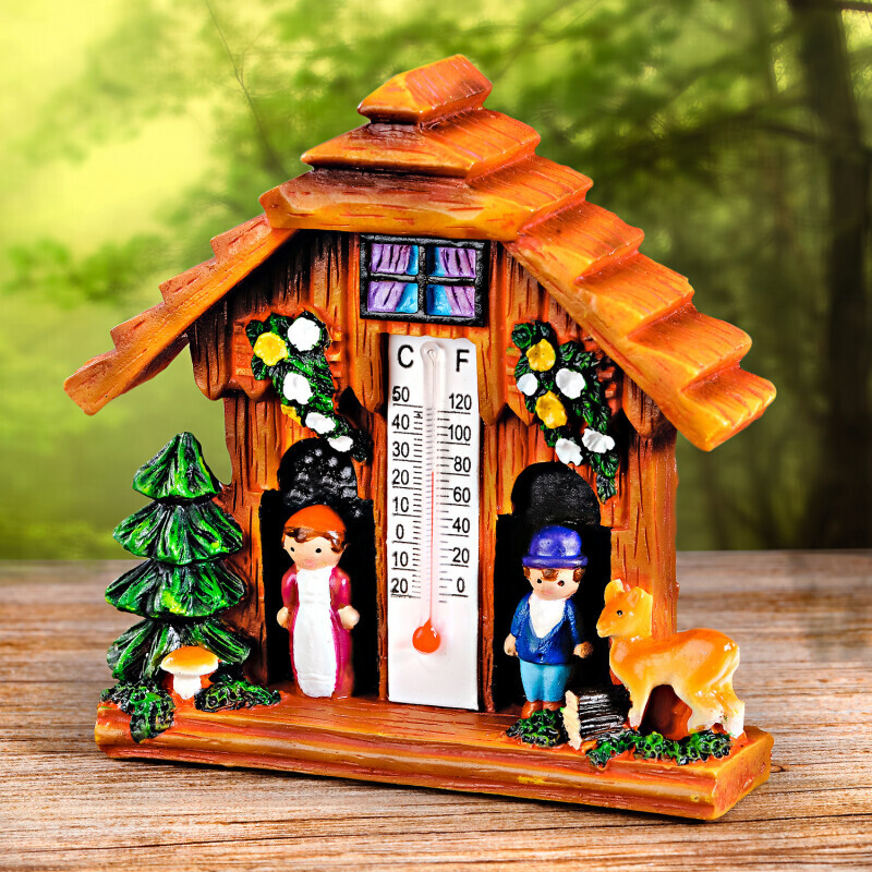 Čarovný domček s teplomerom