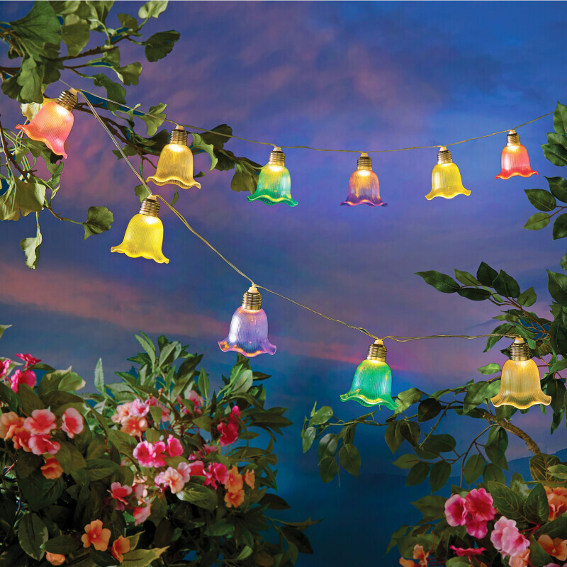 Solární světelný řetěz Floral