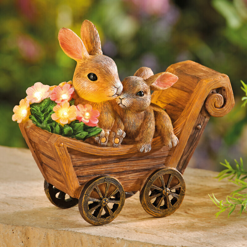 Szolár kiskocsi nyuszikkal