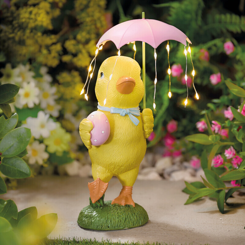 Szolár díszcsibe esernyővel