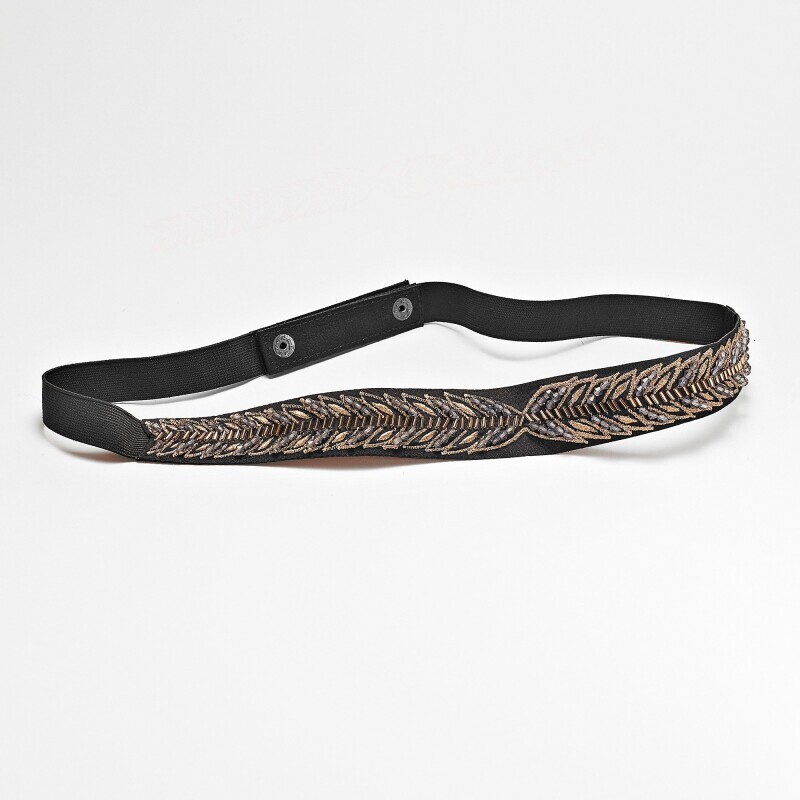 Regulowany pasek z biżuteryjną ozdobą