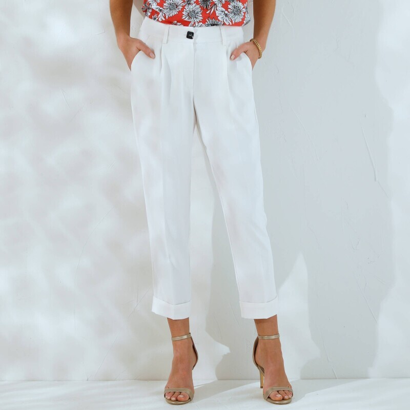 Завужені струмливі брюки 7/8