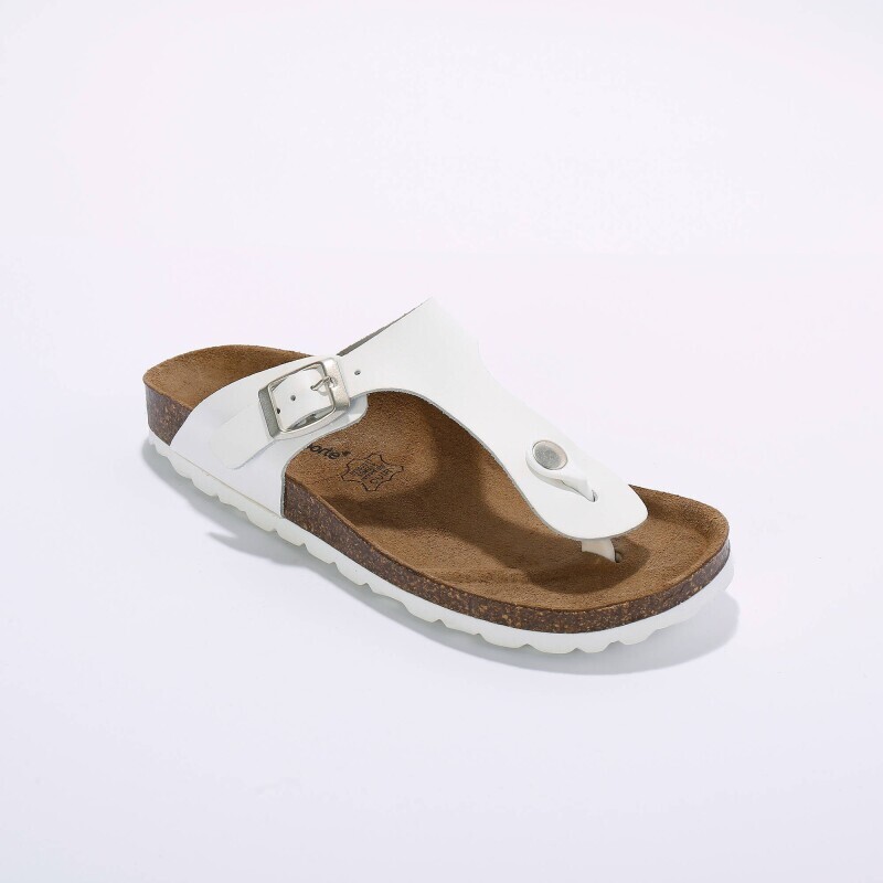 Žabky s kovovou sponou