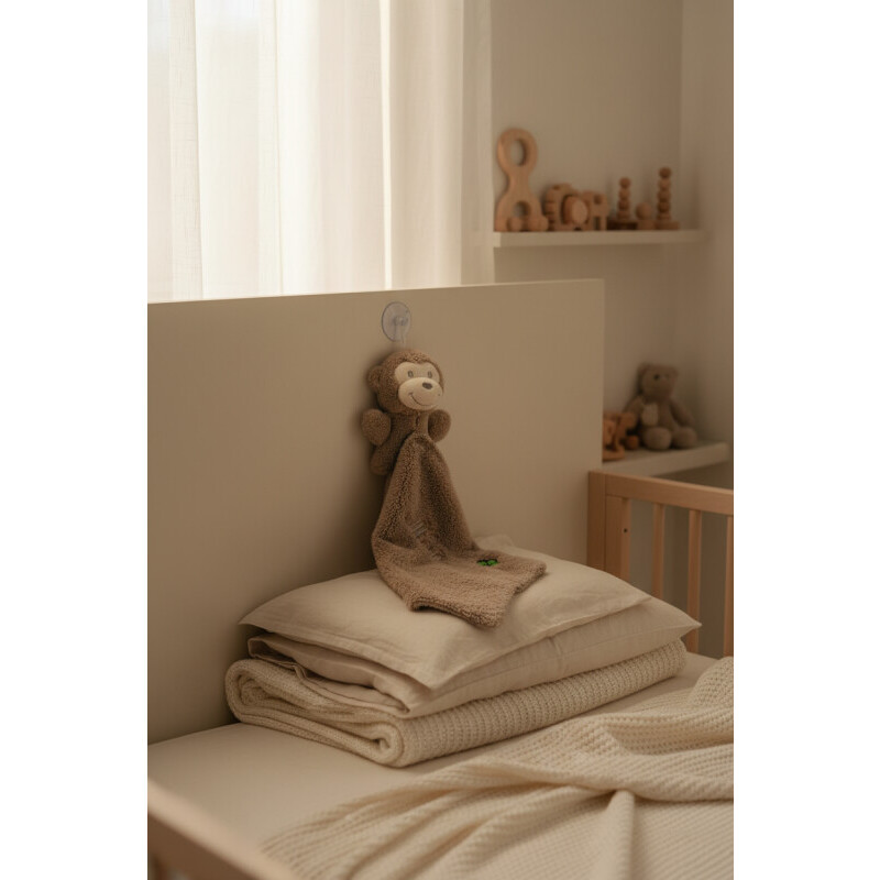 Plyšový usínáček s hračkou s výšivkou