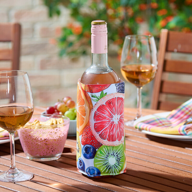 Dekoracyjna chłodziarka do wina Owoce