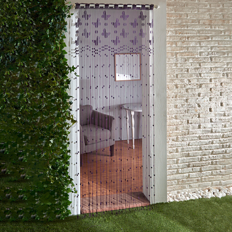 Zasłona sznurkowa Motyle