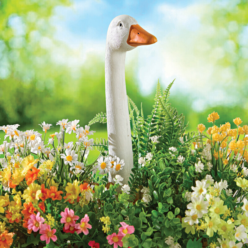 Figurka ogrodowa Gęś